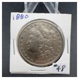 1880 Morgan Silver Dollar - great detail!