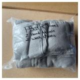 Gray Towel Set: 1 Bath, 2 Hand, 2 Wash Cloths