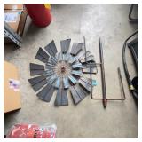 Metal Windmill Parts and Blades, Incomplete