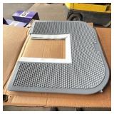 Gray Rubber Toilet Mat IMP1550.GY