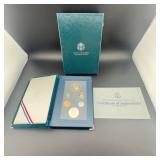 1990 US Mint Prestige Proof Coin Set w/ COA