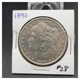 1890 Morgan Silver Dollar - beautiful!