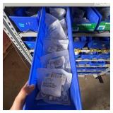 Lock Nuts In Blue Storage Bin