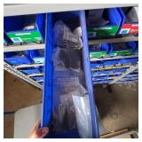 Screws and Hardware in Blue Bin