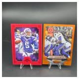 Teddy Bridgewater Vikings Football Cards Pair