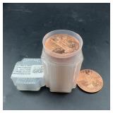 (20x Bid) Tube of 20 1 Oz Copper Round Coins 1776-
