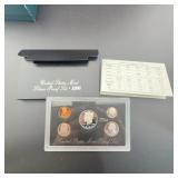 1996 United States Mint Silver Proof Set