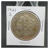1921-S Morgan Silver Dollar