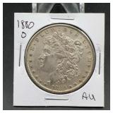 1880-O Morgan Silver Dollar AU