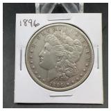 1896 Morgan Silver Dollar US Coin