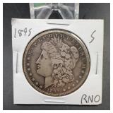 1895-S Morgan Silver Dollar
