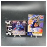 2 NFL Autographed Rookie Cards: Washington, Reed