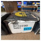 5/8-11 x 4-1/2 SHCS, Box of 5 Fasteners
