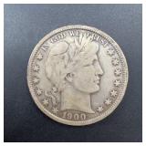 1900 Liberty Head Silver  Half Dollar
