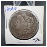 1898-S Morgan Silver Dollar