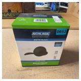 Schlage Matte Black Accent Lever Hall & Closet