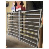 Double-Section Rivet Rack with 22 Shelves