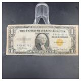 1935A $1 African (Gold) Seal Rare Silver Certifica