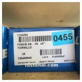 Fastenal FH SCS 3/8-16 x 3" Screws, Box of 25