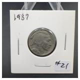 1937 Buffalo Nickel