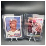 Randy Johnson Expos and Mark McGwire Cards