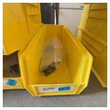 1/4"-20 FHN P 8 Nuts in Yellow Plastic Bin