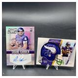 Shane Carden & Ciatrick Fason Signed Rookie Cards