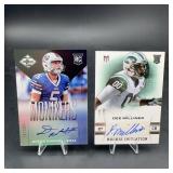 2013 NFL RC Auto Cards: Hopkins/299, Milliner/299