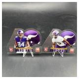 2013 Panini Elite Hard Hats Vikings Rookie Cards