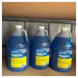 3 Splash Original Blue Windshield Wash 1 Gal