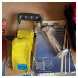 Heavy Duty Ratchet Strap & Garage Door Roller