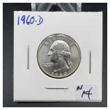 1960-D Washington Quarter - look UNC