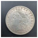 1881-O Morgan Silver Dollar - nice detail