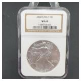 2002 American Silver Eagle $1 NGC MS69