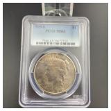 1925-S Peace Dollar PCGS MS63 Certified