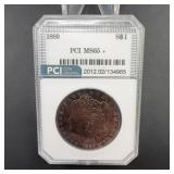 1889 Morgan MS65+ LISTS $425