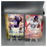 Minnesota Vikings Autographed Card Lot /99