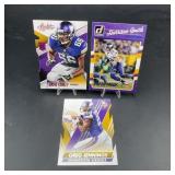 Minnesota Vikings Football Card Lot, 3 Cards