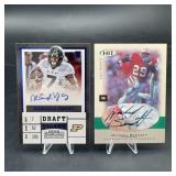 DeAngelo Yancey & Michael Bennett Auto Cards