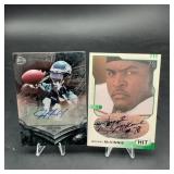 Josh Huff & Bryant McKinnie Autograph Cards