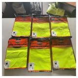 6 Ergodyne GloWear 8289BK 5XL Hi-Vis Shirts