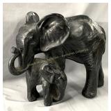 Plastic elephant figurines d'éléphants en