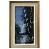 Claude Gianella oil on canvas 12' x 24' Huile sur