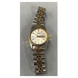 Seiko ladies two tone watch, Montre bicolore pour