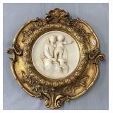 Relief plaque featuring the Madonna and Child