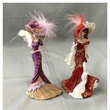 (2) Hamilton Collection figurines, 8' H