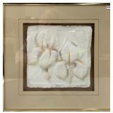 Wesley WESS Smith 3D hand cast paper art Iris