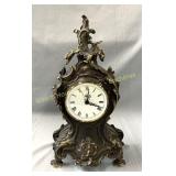 Metal mantle clock, Horloge de cheminée en métal