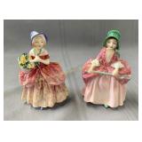 (2) Royal Doulton Cissie HN1809 Bo Peep HN1811