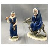 Goebel Flight into Egypt & St. Joseph figurines